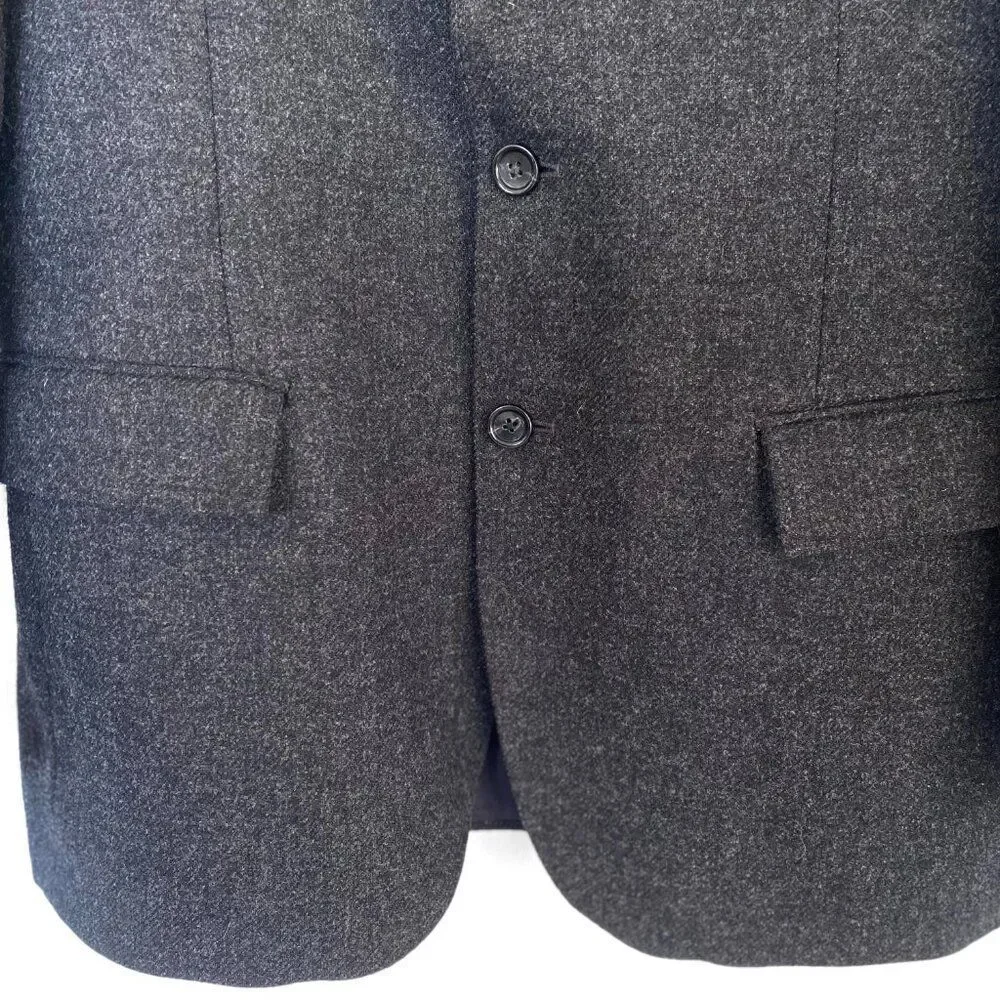 J. Crew Suit Jacket in Moon English Wool Men's 40L